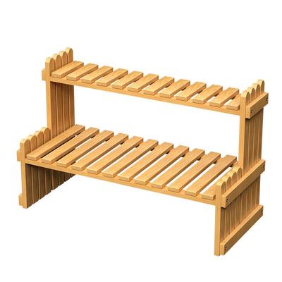 飘窗台木质小型隔断置物架子