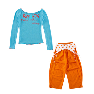 爵士舞蹈服女童练功服套装秋儿童街舞服女孩露肩裙子jazz表演出服