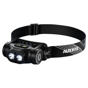 奥克斯工作头灯长续航电工维修修车汽修新款强光超亮头戴式小便携