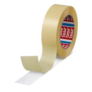 tesa德莎4934网格无纺布双面胶 布基胶带玻璃纤维强力高粘地垫防滑粗糙表面拼接胶布地毯固定板材无痕不脱胶