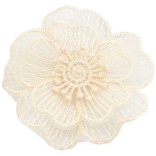 刺绣布贴高端无痕修补衣服裙子女破洞自粘免缝蕾丝绣花装饰补丁贴