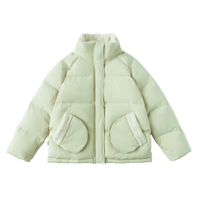 棵初三防面料防钻绒保暖羽绒服