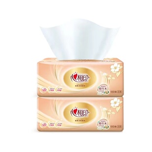 心心相印抽纸加厚纸巾干湿两用面巾纸卫生纸餐巾纸88vip2元商品