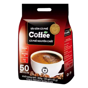 西贡咖啡原味100条袋装猫屎三合一咖啡粉独立小包装速溶提神正品
