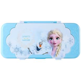 Disney迪士尼冰雪奇缘文具盒2026年新款幼儿园一二年级儿童女孩自动多功能铅笔盒女生小学生艾莎公主三层笔袋