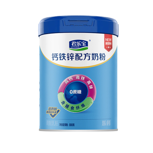 钙铁锌奶粉牛奶粉君乐宝成人