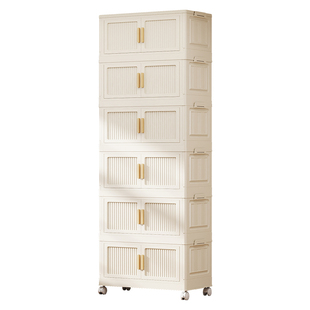 免安装收纳柜置物柜子宝宝衣柜家用卧室儿童玩具储物柜零食折叠柜