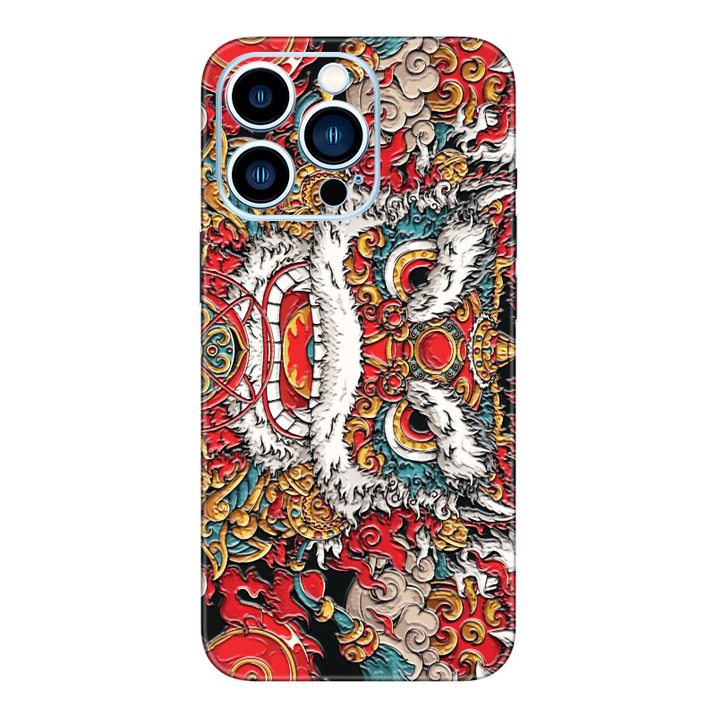 iPhone17Promax浮雕后膜适用苹果15plus手机背膜13mini彩膜12后盖贴纸16全包边14背贴