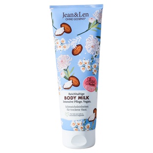 现货 德国Jean&Len身体乳乳木果滋润芒果保湿杏仁再生紧致250ml