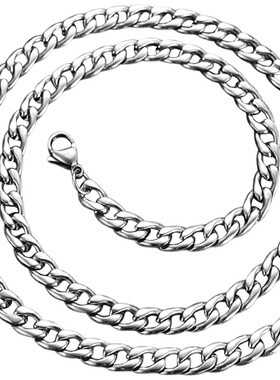 钛钢男女古巴链朋克嘻哈链