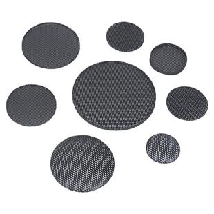 小音箱铁网喇叭网盖网罩黑色铁网保护网防戳网折边网罩扬声器网罩