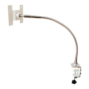 奢立方17.3寸显示器支架锁17球头vesa挂架加硬软管15.6便携屏万向