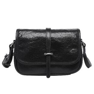 fed植鞣皮头层牛皮真皮女包小方包斜挎单肩包手机包包通勤BFA9254