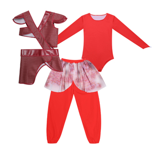 再现花木兰儿童演出服角色扮演小荷风采舞蹈表演服女童中国舞服装