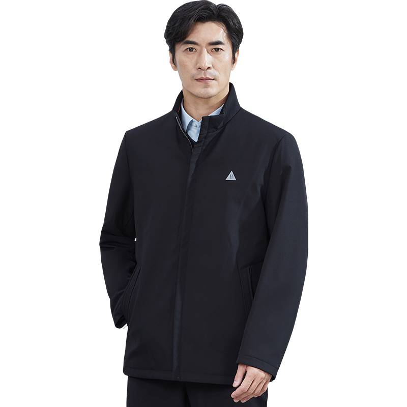 红都冬季商务立领棉服