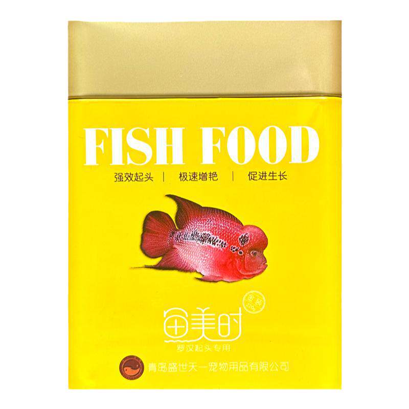 鱼美时罗汉鱼专用饲料起头