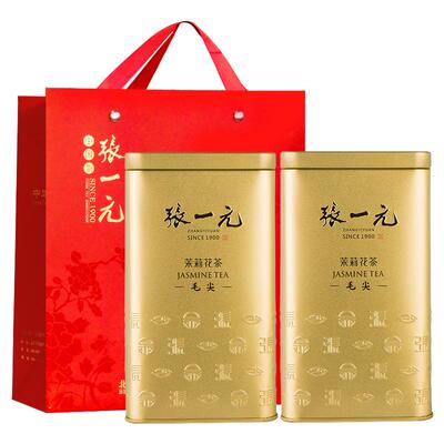 张一元茶叶特级精选金桶200g*2罐