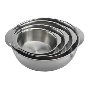 卓德铭18-10不锈钢盆酸菜鱼大汤盆火锅边炉果盘一体成型16202428