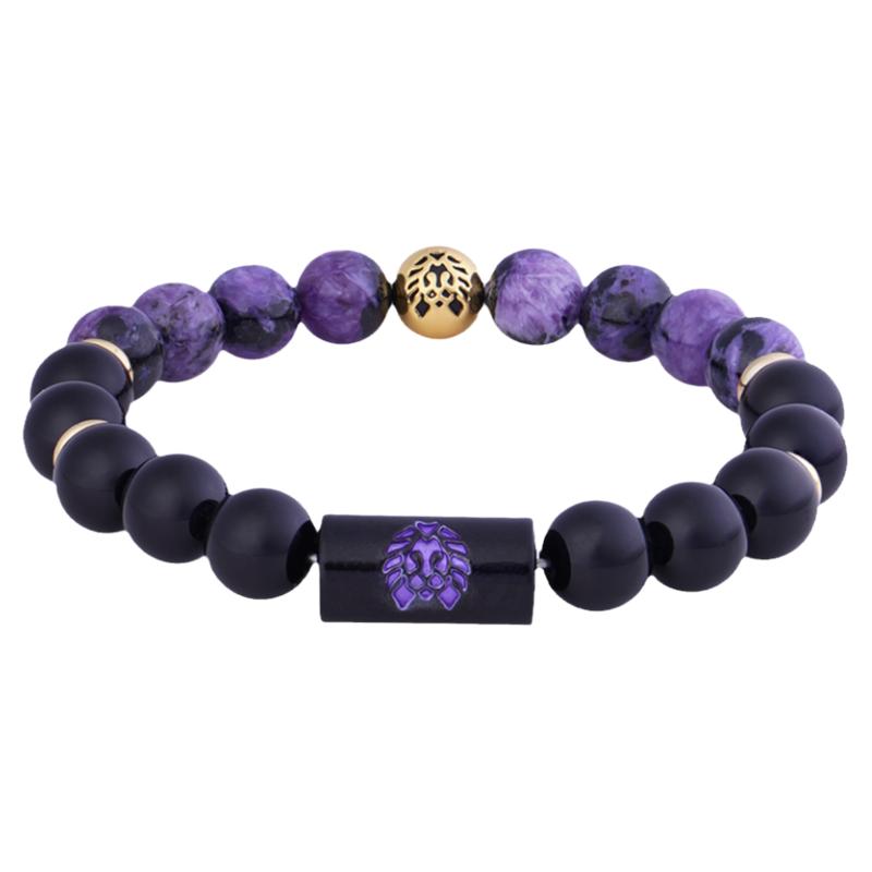 RASTACLAT紫星九紫离火新中式珠链男女生情侣小狮子国风手串礼物