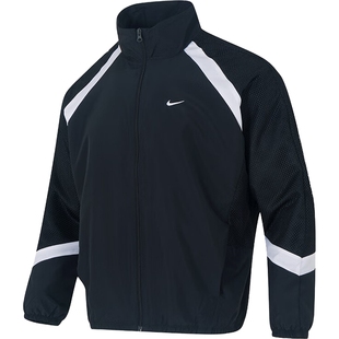 nike耐克男子STRTFV运动休闲拼接撞色宽松夹克外套锐力HV3364-010