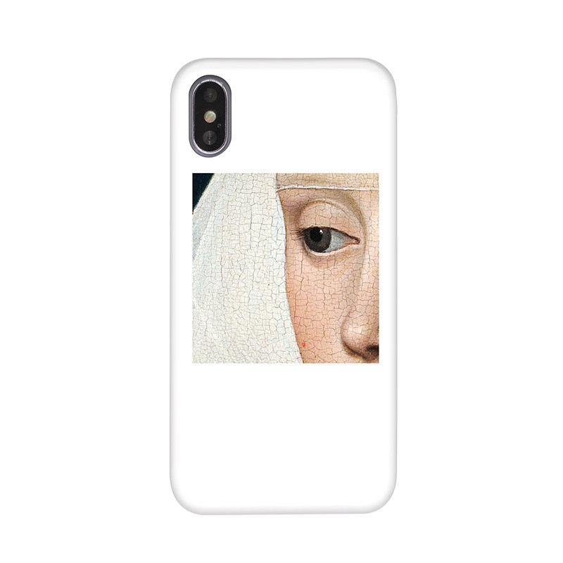 CCC头像油画简约适用于iPhone15/14plus/13promax/12mini/11苹果菲林光面软壳油画复古艺术