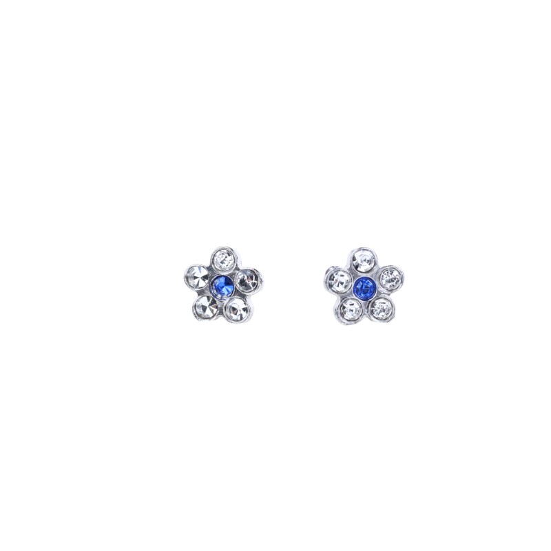 Daisy花花耳钉养护耳洞医用钢材质安全圆帽扣针粗0.8mm-儿童可爱