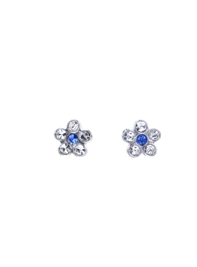 Daisy花花耳钉养护耳洞医用钢材质安全圆帽扣针粗0.8mm-儿童可爱