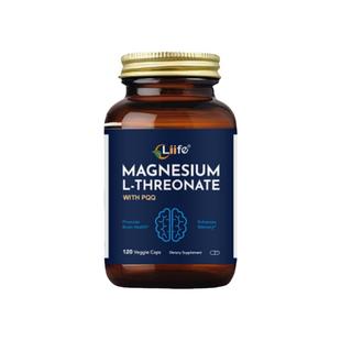 历孚苏糖酸镁PQQ美国进口120粒补充剂偏头痛记忆超导体官方授权