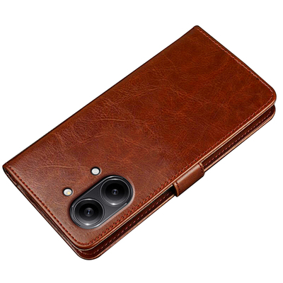 适用红米Turbo5Max翻盖商务皮套