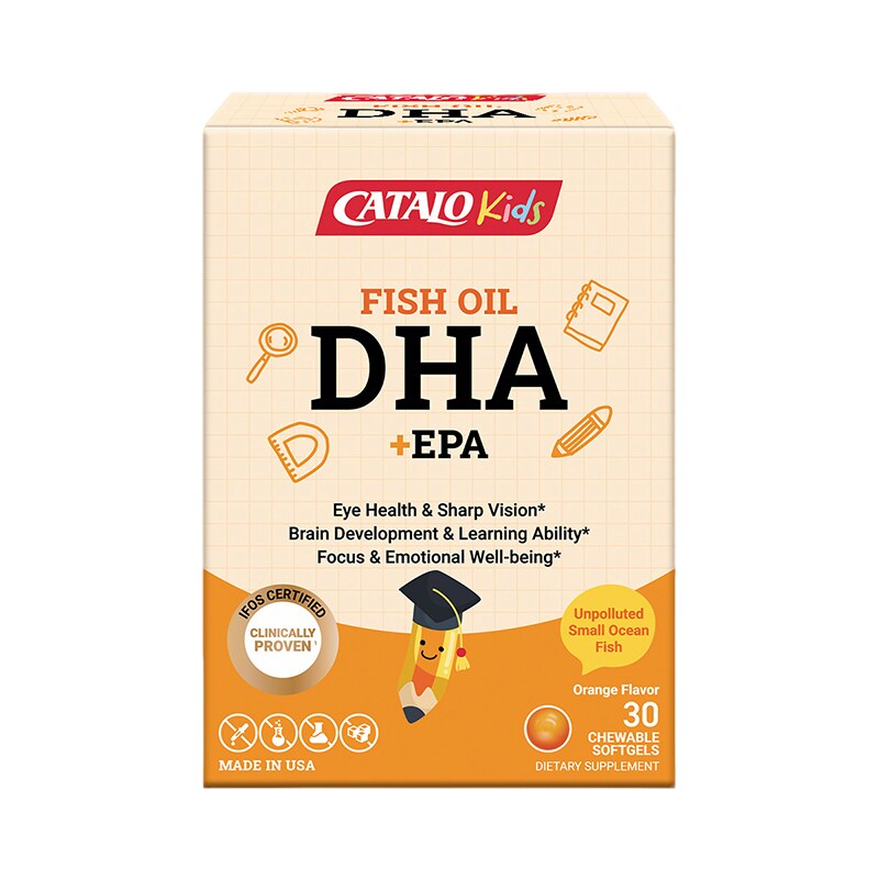家得路儿童DHA鱼油补脑胶囊30粒