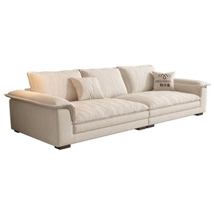 国补15%帕沙曼2025新款布艺沙发简约奶油风小户型大坐深帆船沙发