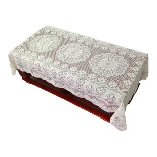 自主品牌蕾丝镂空床头柜盖巾套防尘罩洗衣机电视机冰箱方巾盖布