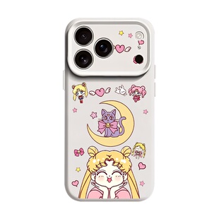 月野猫美少女战士适用苹果17手机壳iPhone16promax水冰月15新款14可爱13mini卡通12超好看11磁吸x液态硅胶air