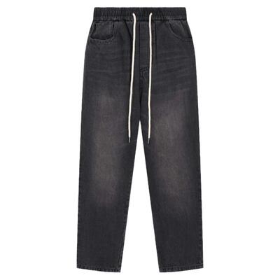 NOBURGER美式水洗直筒牛仔裤