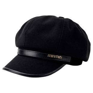 阿萝璃帽子女款2025新款时尚洋气时髦八角帽高级感英伦贝雷报童帽