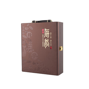 新款压纹海参包装盒实木海参礼盒一斤装海参礼品盒10只海参盒空盒