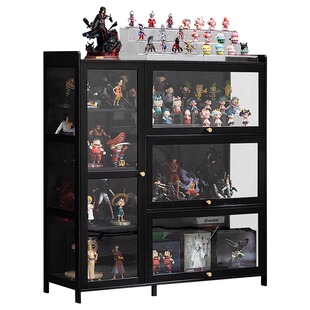 手办展示盒盲盒收纳展示架泡泡玛特积木亚克力乐高置物架展示柜子