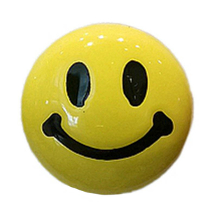 可爱黄色笑脸儿童无耳洞耳夹防痛耳坠女宝宝耳环公主百搭耳饰夹子