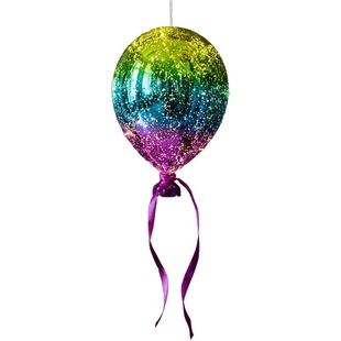 掬涵创意玻璃灯球超大发光彩灯球星星月亮气球商场挂饰氛围装饰品