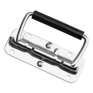 郑强304不锈钢弹簧拉手工业折叠把手设备箱小提手航空箱子配件门