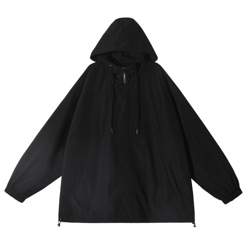 盐系日系机能风春秋薄外套女宽松bf中性工装夹克街头帅气酷潮炸街