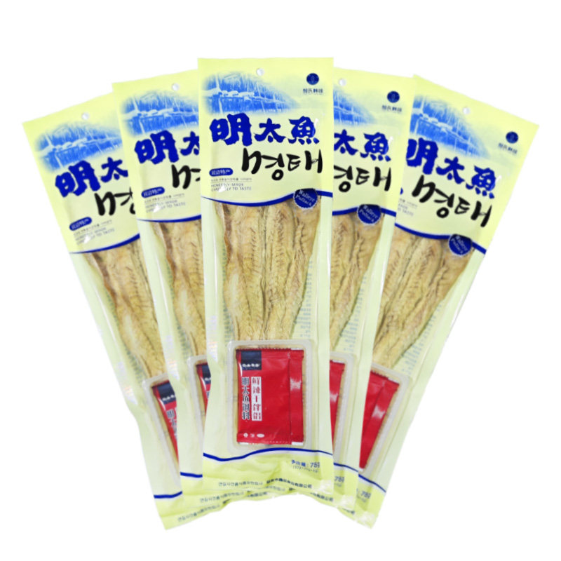 即食特产延吉明太鱼干延边手撕带蘸料包邮下酒朝鲜族真味宣板鱼皮