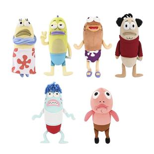 海绵宝宝potdemiel蜂蜜罐比奇堡居民路人鱼小丑鱼搞怪毛绒公仔