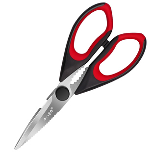 十八子作剪鸡鸭鹅骨头专用刀厨房剪刀杀鱼剪肉食物剪子可拆卸剪刀