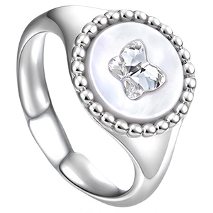 abyb玛奇朵开口戒指蝴蝶百搭生日礼物轻奢高级感明星同款