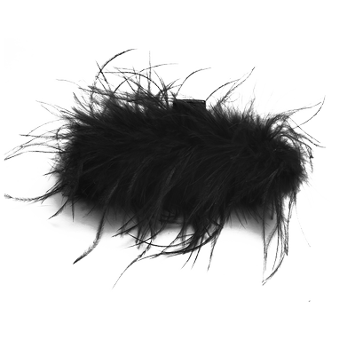 赞可鸵鸟毛发夹后脑勺抓夹鲨鱼夹