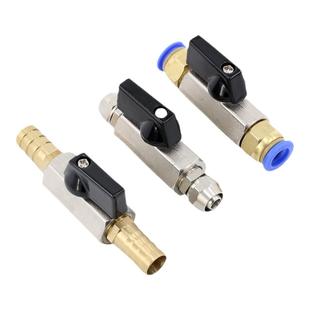 全铜气动迷你球阀宝塔PU气管气泵空压机开关皮管放气阀铜水阀通用