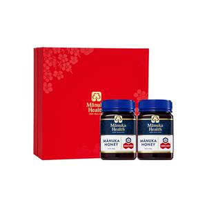 蜜纽康新西兰进口麦卢卡蜂蜜UMF13+500g*2节日送礼囤货送长辈礼盒