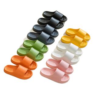 10双装拖鞋家用招待客人男女夏季厚底EVA家居酒店浴室内防滑凉拖