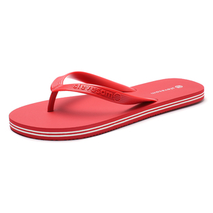 Stevesam潮流户外风防滑耐磨沙滩海边人字拖外穿时尚男士高弹凉拖